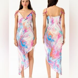 NWT My Beachy Side Cotton Candy High Low dress $395 | MEDIUM